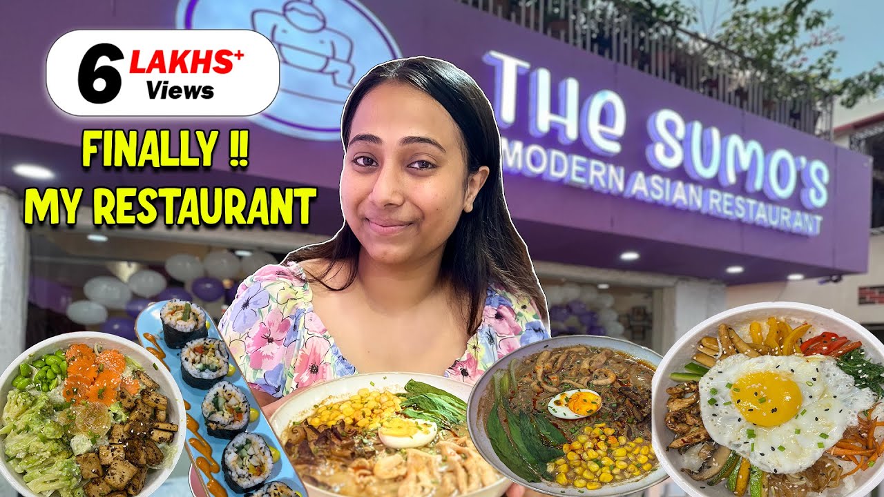 Finally!! My Own Restaurant FOODFAM  "The Sumo's" | Dream Come True💜