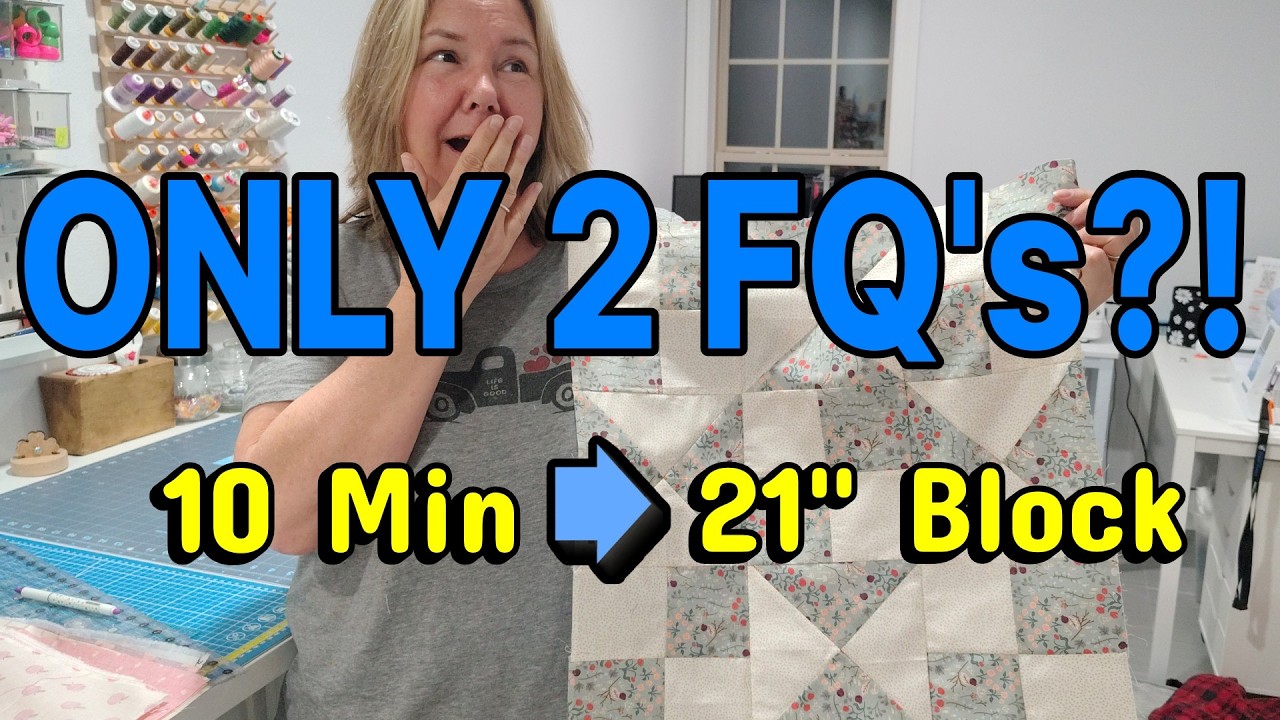Who knew a 21-inch block could be this easy? 🧵 