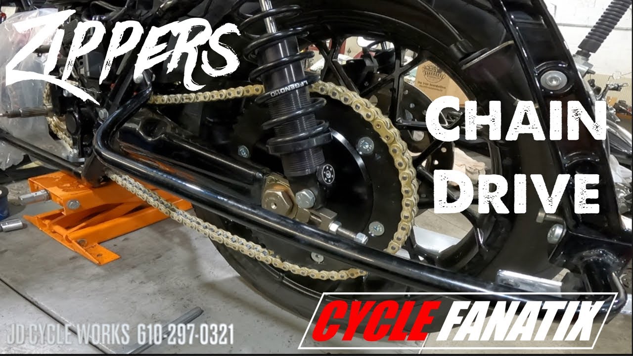 ZIPPERS PERFORMANCE CHAIN DRIVE CONVERSION ON SILVERBACK 2020 ROAD GLIDE  SPECIAL 130 