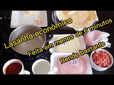 lasanha feita em