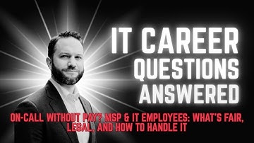 Onbetaalde oproepdienst? MSP- en IT-medewerkers: wat is eerlijk, legaal en hoe ga je ermee om?