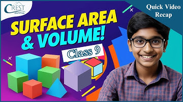 Class 9 | Surface Area and Volume | Maths Olympiad | CREST Olympiads