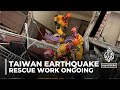 Taiwan earthquake: Buildings toppled, rescuers searching rubble