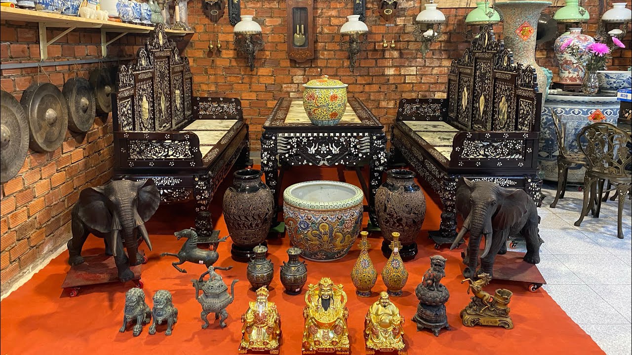 26/2/2026.Bộ bàn ngũ sơn Đại.Gốm tàu xưa.Đồng xưa.Bộ thần tài thổ địa cao cấp 0973.629.296