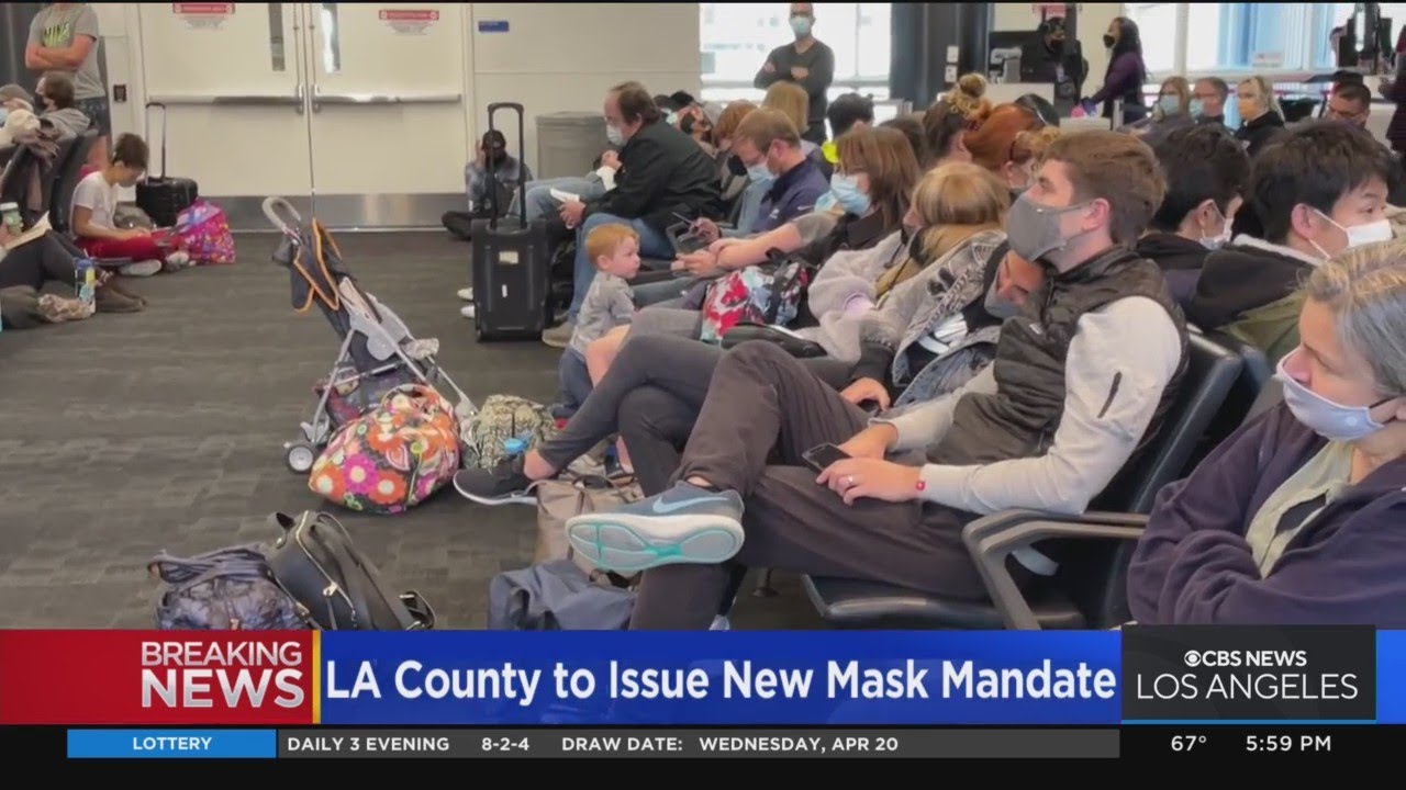 LA County to issue new mask mandate Friday for public transit, airports ...