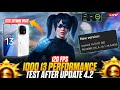 iQOO 13 120 FPS PERFORMENCE TEST AFTER 4.2 UPDATE🔥#bgmilive #120fps #iqoo13 #shortsfeed