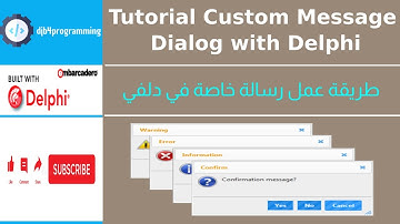 19# Tutorial Custom Message Dialog with Delphi