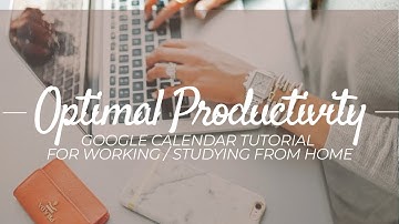 Setting up your weekly schedule in Google Calendar| Keeping your focus at home | Social Work