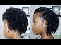 OMG! I TEXLAXED MY NATURAL HAIR! 4b CURLY ➡️ WAVY (FULL TUTORIAL)