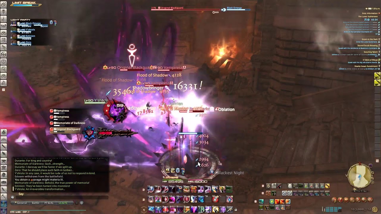 FFXIV lunar subterrane YouTube