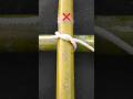 how to tie a bamboo sticks