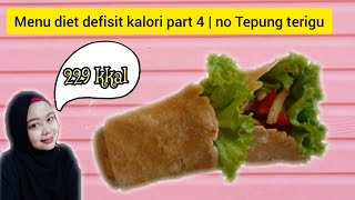 Menu Diet Defisit Kalori part 4 | cuma 2 Bahan Jadilah Kulit Kebab | Tanpa Tepung | Gluten free Resep Kulit Kebab Tanpa Terigu Glutenfree