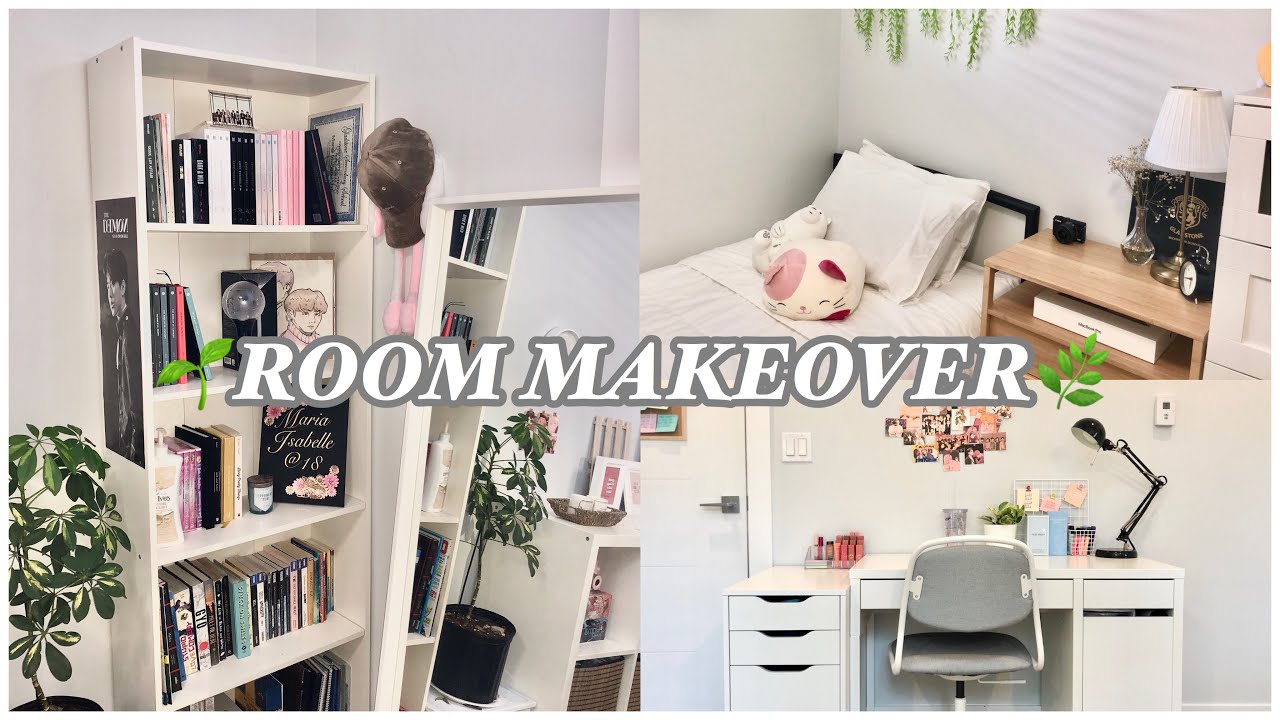 🌵EXTREME ROOM MAKEOVER🌿 (plants + kpop + anime) 🌷
