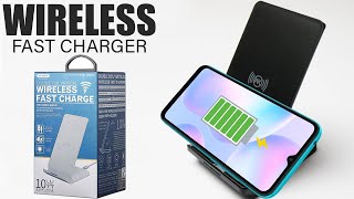 Wireless Fast Charger Unboxing | Remax WP-U84 | Double Charging Coils | Budget Wireless Charger(10W)