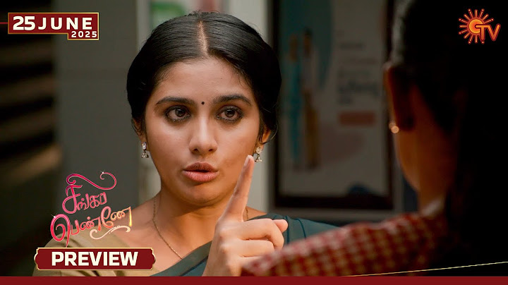 Singappenne - Preview | 25 June 2025 | Tamil Serial | Sun TV