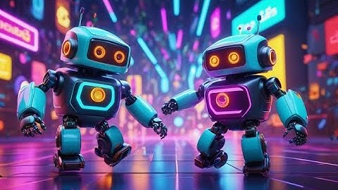 Six Little Robots Beep and Bounce + More Nursery Rhymes & Kids Songs