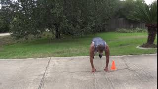 Side Shuffle With Burpee