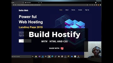 Build a Web Hosting Website from scratch | HTML, CSS, Flexbox & More