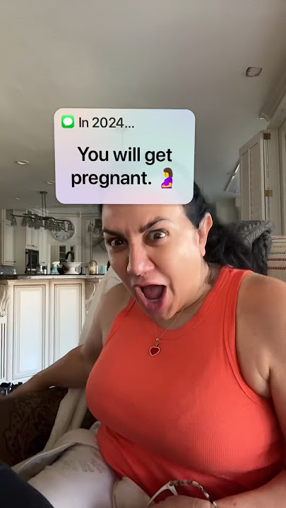 My mom is pregnant again 😳😂