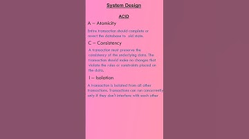ACID Properties