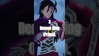 Top 10 strongest seven deadly sins#shorts