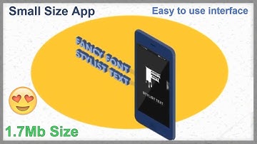 Fancy Font Stylist Tex || Write In Stylish Words || Generate FANCY TEXT || App Promotional Video