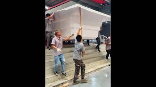 Plastic Swimming Pool Film Removal Process- Good Tools And Machinery Make Work Easy