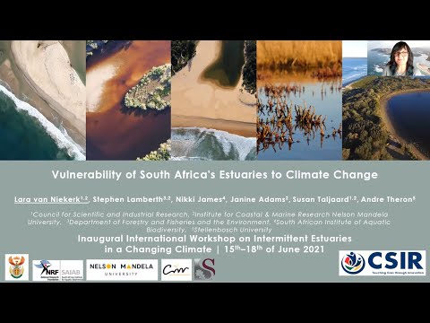 Day2#7 Lara Van Niekerk: A synthesis of South Africa’s estuaries vulnerability to climate change