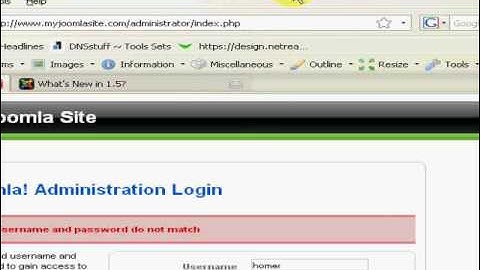 Wamp - Joomla install Part 5.wmv