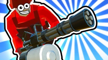 UNSTOPPABLE MODERN MINIGUN MOD! 💣 Ravenfield Custom Mod and Map Gameplay 💥