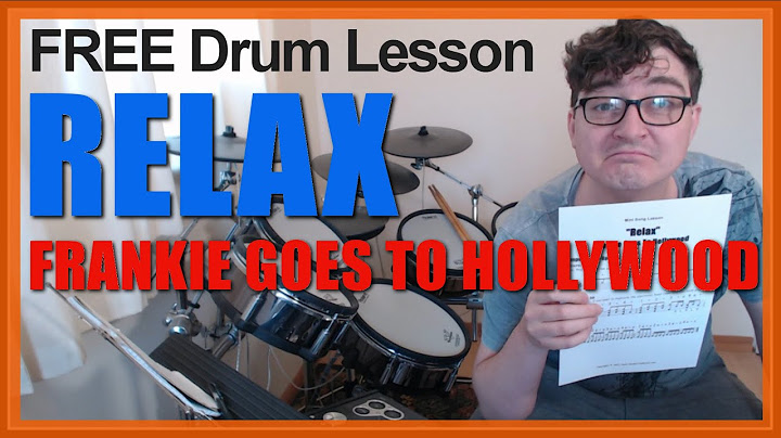Relax Drums version - Drums performance video thumbnail
