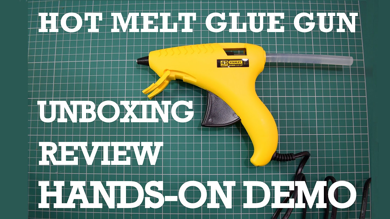 Hot Melt Glue Gun   Unboxing Review  Demo
