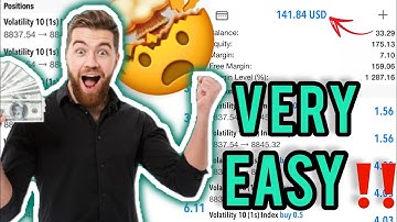 SYNTHETIC INDICES EASY AND MOST PROFITABLE STRATEGY‼️| MAKE MONEY DAILY💯🤑🔥 #deriv #forex