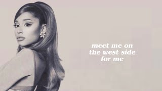 Download Lagu ariana grande - west side (lyrics) MP3