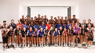 นักวอลเลย์บอลหญิงทีมชาติไทย เข้ารายงานตัวและทดสอบสมรรถภาพ ก่อนลงทำการแข่งขันในปี 2567 image