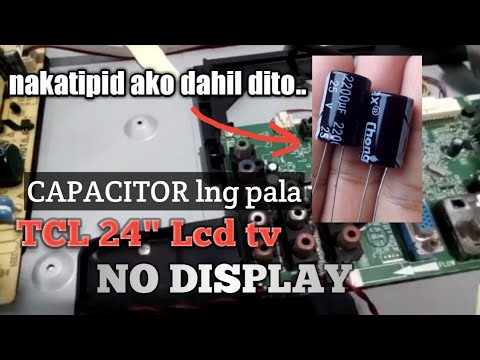 Tcl 24  lcd tv repair  no display