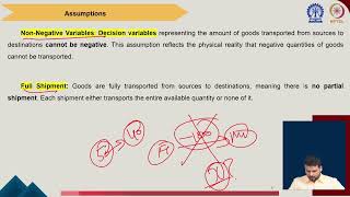 Lecture 49 : Transportation Problem Programming #CH26SP #swayamprabha
