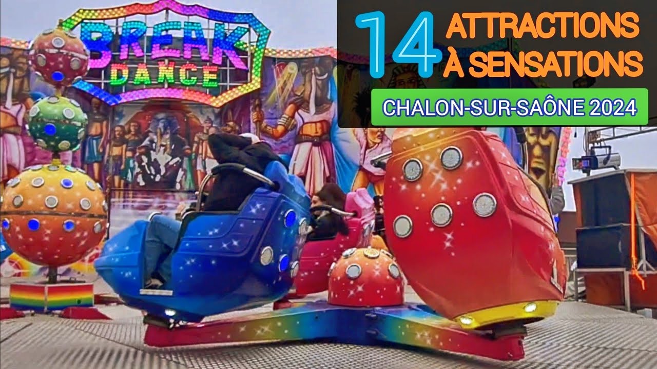 La grande fête foraine de Chalon-sur-Saône 2024