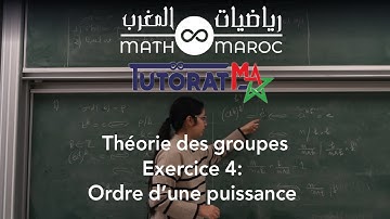 Groupes exercice 4: Ordre d