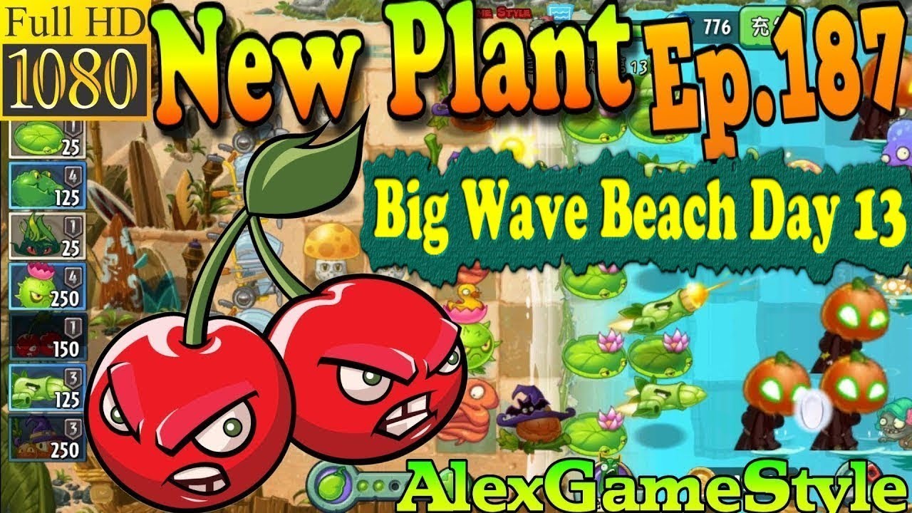 Plants Vs Zombies 2 China Unlocked Cherry Bomb Big Wave