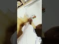 친구 집에서 침구 책상 꾸며주기