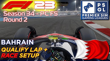 PSGL F1 23 Bahrain - Qualifying Lap + Race Setup 💪