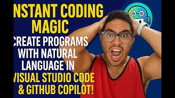 Instant Coding Magic Create Programs with Natural Language in Visual Studio Code & GitHub Copilot!