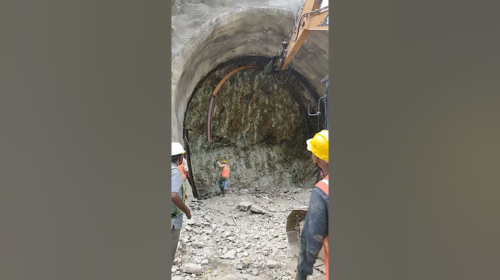 Railway Tunnel Rib Erection Process.