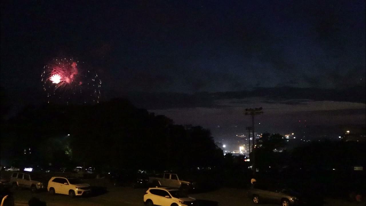 July 4 2021 Fireworks Fall River, MA (as seen from North Park) YouTube