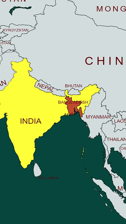 india and bangladesh map#shorts #map #worldmaps #country #history