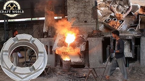 Big Size Nut Manufacturing By Sand Mold Casting Metal | Sand Mold Casting for Big Nuts