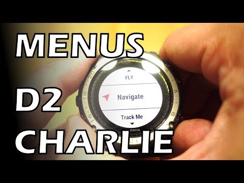 Garmin D2 Charlie - Menus and settings