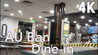 【4K UHD AUSTRALIA】Australia Ban Dine-in Meals,  Drive-thru and Pick-up orders only