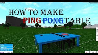 How to Make Ping Pong Table in Bloxburg | Welcome To Bloxburg